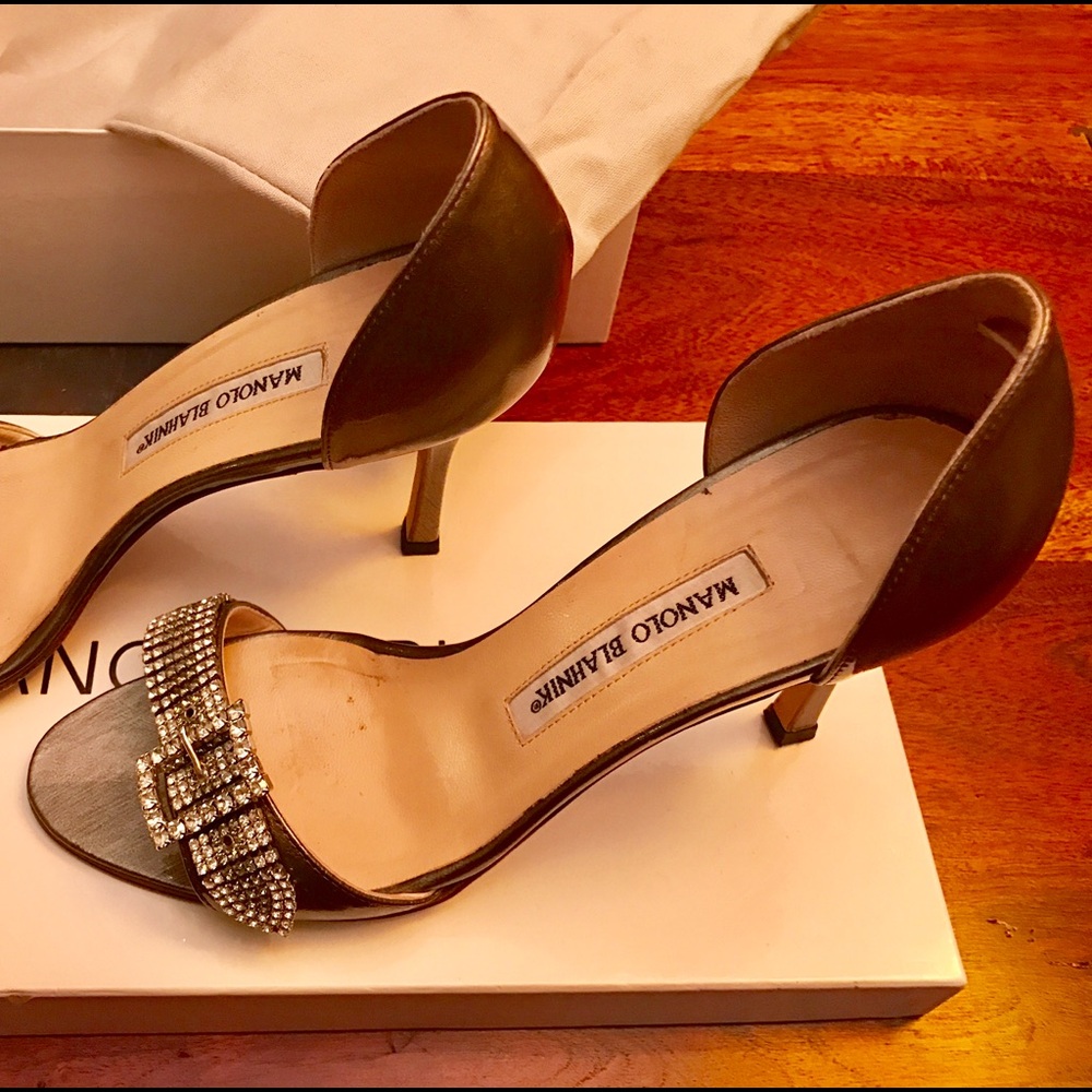 Gorgeous Manolo Blahnik peep toe heels 👠💃🏻 - Picture 5 of 12